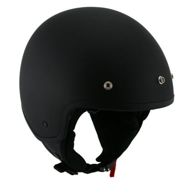 Milwaukee Performance Helmets Unisex-Adult Half Helmet Shiny Black, Medium Milwaukee Performance Helmets Unisex-Adult Half Helmet Shiny Black, Medium